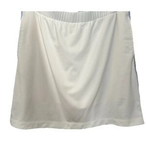 Nike White Women's Tennis Skort with Elastic Waist